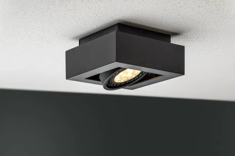 Decor Loid funkčná čierna stropná lampa s jedným svetelným zdrojom 4687