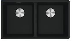 Franke Maris MRG120-35-35 Fragranite Matt black dvojitý drez na podstavcu