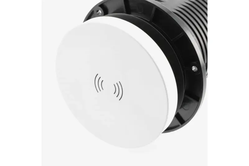 Indux Lift ponoriteľný zemniaci biely kuchynský zásuvkový blok v pracovnej doske so svietením, 2 x USB a bezdrôtovým nabíjaním 1208957837