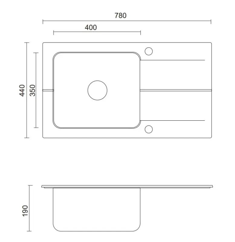 Quadri Fusion nerezový drez s odkvapkávacou plochou z onyxového granitu 78x44 obojstranný 1208957871