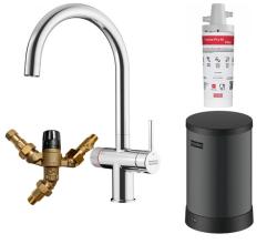 Franke Maris vodná stanica 4L bojler 3-v-1 s Twist mechanickým kohútikom na vriacu vodu chróm s obchvatom vodnej stanice 1208957941
