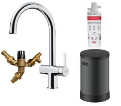 Franke Maris vodná hubica 4L bojler 3-1 s dotykovým elektronickým kohútikom na vriacu vodu chróm s obchvatom vodnej hubice 1208957947