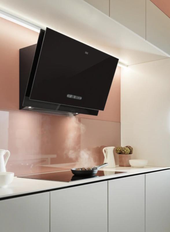 Franke Maris 2.0 Pro vertikálny čierny sklenený digestor 90 cm 330.0682.357