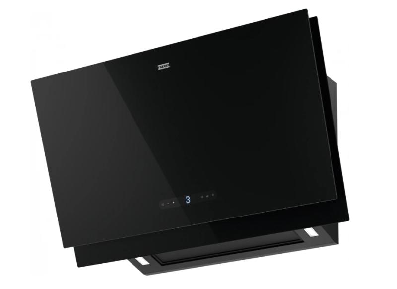 Franke Maris 2.0 Pro vertikálny čierny sklenený digestor 90 cm 330.0682.357