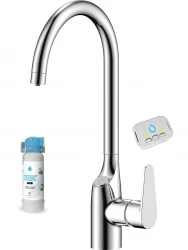 Aquadesign Filter kuchynská batéria chróm s pripojením na filtrovanú vodu 3-cestná 1208958194