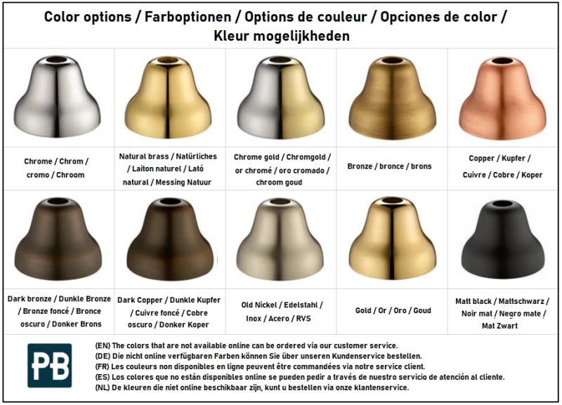 PB klasická nastaviteľná posuvná tyč s držiakom Bronz 1208958354