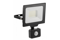 G-TECH LED reflektor s pohybovým senzorom, 30W, 3000lm, AC220-240V, 50/60 Hz, PF> 0,9, RA> 80, IP65, 120°, 6000K, čierna 1208959177