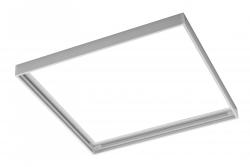 G-TECH Rám na povrchovú montáž LED panelov 45x45cm, bez skrutiek, biely 1208959231