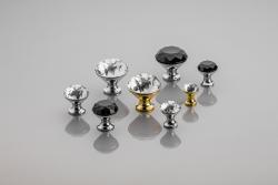 Gombík Zamak Crystal Palace B 20mm chróm + CRYSTAL 1208959269