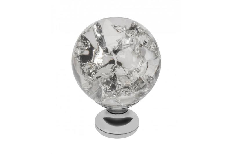 Zamaková gombík Crystal Palace C 30 mm chróm + CRYSTAL 1208959277