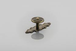 Zamak gombík 1136 antická mosadz 1208959340