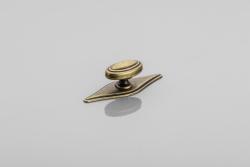 Zamak gombík 1148 antická mosadz 1208959341