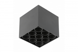 Dekoratívne LED svietidlo ARTEMIDA 20W 1920lm AC220-240V 50/60 Hz PF>0,9 Ra≥80 IP20 IK08 4000K 38° štvorcové čierne. 1208962642