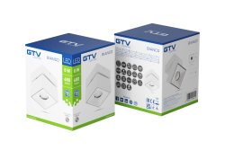 LED dekoratívne svietidlo BIANCO 8W 680lm AC220-240V 50/60 Hz PF>0 9 Ra≥80 IP20 IK06 36° 4000K štvorcové biele. 1208962669