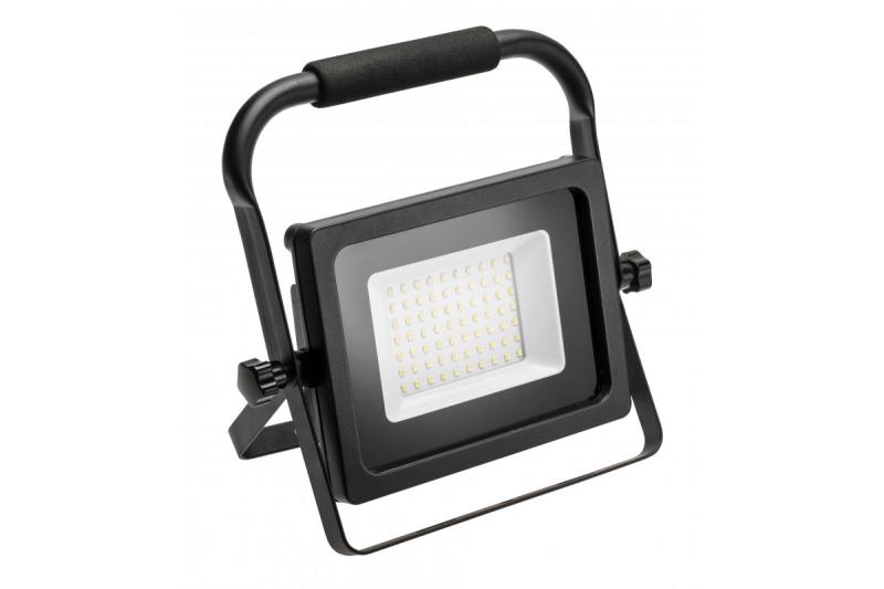 LED reflektor iNEXT (prenosný) 30W 2400lm, PF>0,9, RA>80, IP65, 120°, 6400K, čierne telo 1208962861