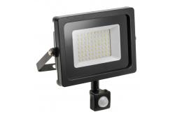 LED reflektor iNEXT so senzorom pohybu 50W 4000lm, PF>0,9, RA>80, IP65, 120°, 6400K, čierne telo 1208962862