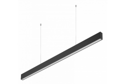 Dekoračné LED závesné svietidlo LIVIA 40W 3600lm AC220-240V 50-60Hz 100° RA>80 IP20 AL/PC 4000K 120cm čierne. 1208962913