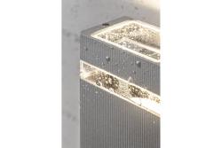 Dekoratívne nástenné svietidlo jedným smerom NESSA GU10 MAX. 50W IP54 AC220-240V 50/60Hz sivá. 1208963010