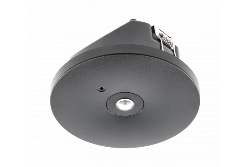 Núdzové svietidlo OGLA LED,3W,200lm,AC220-240V,50-60Hz,IP20,6400K,3H,jednoúložné,TEST,čierne 1208963017