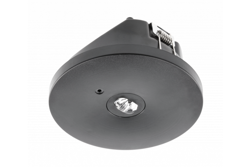 Núdzové svietidlo OGLA LED,3W,200lm,AC220-240V,50-60Hz,IP20,6400K,3H,jednoúložné,TEST,čierne 1208963017