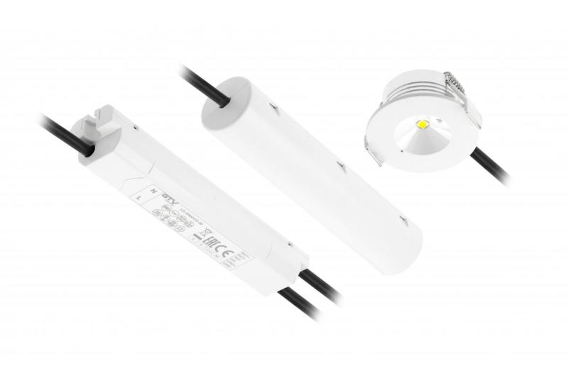 OMAHA-3 LED núdzová lampa, 3W, 300lm, AC220-240V, 50-60Hz, IP20, 3h, 6400K, jednoúčelová, TESTOVACIE TLAČIDLO 1208963024