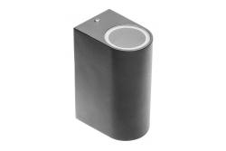 Decoratívne nástenné svietidlo s dvoma smermi TIAGO GU10 MAX. 2x35W IP54 AC220-240V 50/60Hz čierna. 1208963201
