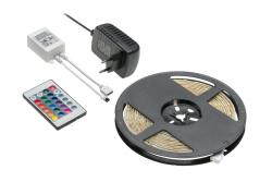 Sada RGB LED pásika na dekoráciu 5m 150LED IR ovládač 1208963293