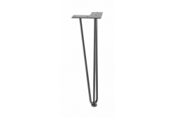 Sponka na vlasy ARTO s nohou, 3 tyče, 12 x 406 mm, čierna 1208963528