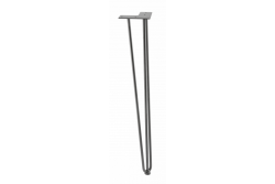 Hairpin ARTO noha s podložkou, 3 tyče, 12 x 711 mm, čierna 1208963529