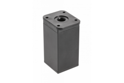 Leg dakp-26 100 mm (čierna) štvorcová 40x40 1208963553
