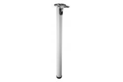 Sklopiteľná noha stola biela 71cm vysoká s priemerom 50mm a nastaviteľná o 2cm 1208963574