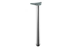Nožička na stôl okrúhla chróm 71cm vysoká nastaviteľná 3cm s priemerom nohy 6cm 1208963580
