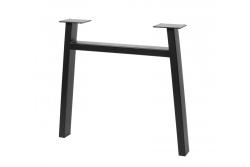 Rám nohy GTV INDUSTRIA, trapezoidálny s krížovým nosníkom, H=710 mm, Š=820 mm, profil 80 x 40, oceľ, čierna 1208963594