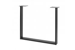 Rám nohy GTV INDUSTRIA, obdĺžnik, H=710 mm, W=820 mm, profil 80 x 20, oceľ, čierna 1208963595