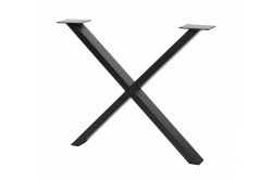 Rám nohy GTV INDUSTRIA, kríž, V=710 mm, Š=820 mm, profil 80 x 40, oceľ, čierna 1208963605