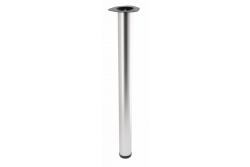 Nožička stola okrúhla saténová 71 cm vysoká nastaviteľná 2 cm s priemerom nohy 6 cm 1208963630