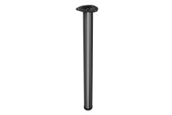 Noha stola okrúhla čierna 71cm vysoká nastaviteľná 2cm s priemerom nohy 6cm 1208963633