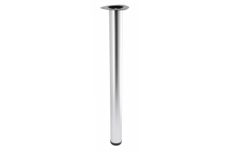 Nožička stola okrúhla hliníková 82 cm vysoká nastaviteľná 2 cm s priemerom nohy 6 cm 1208963635