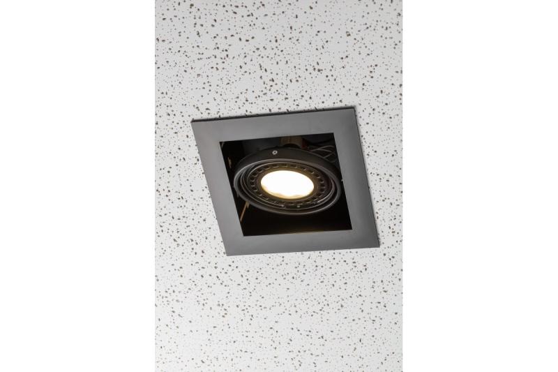 Deco PIREO stropné svietidlo vstavané JEDNODUCHÉ čierne/čierne 1208963774