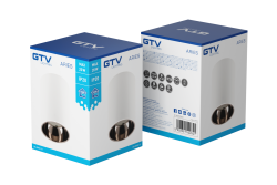 Dekor Stropné svietidlo ARIES PC 73x105mm IP20 max 20W okrúhle biele/čierne chróm. 1208963820