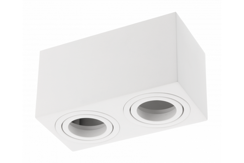 Dekor Stropné svietidlo AVEIRO DUO BIS hliník 160x80x85mm IP20 max 20W*2 štvorcové čierne. 1208963832
