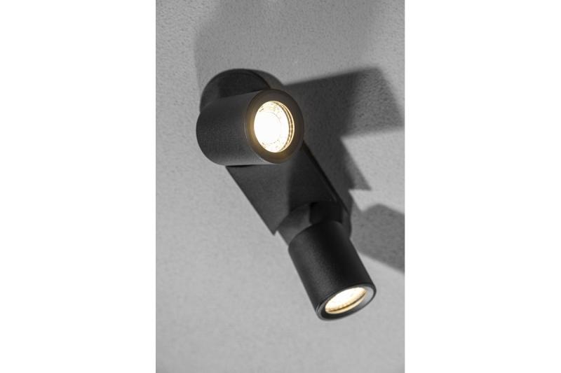 Dekoračné stropné svietidlo BLINK AC220-240V 50/60 Hz GU10 max. 20W*2 IP20 dvojité čierne 1208963842