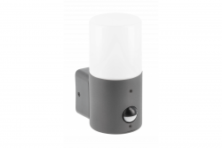 Decor Záhradné svietidlo CORTA-AU PIR E27 MAX.25W IP44 AC220-240V 50-60Hz nástenné svietidlo vrch grafit. 1208963858
