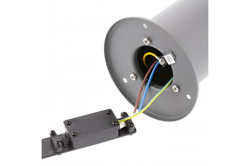 Dekoratívne záhradné svietidlo CORTA-P 80 E27 MAX.25W IP44 AC220-240V 50-60Hz stĺp antracit. 1208963863