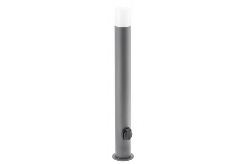Decor CORTA-P 80 záhradná lampa E27 MAX.25W IP44 AC220-240V 50-60Hz zásuvka max. 3000W stĺpik grafit. 1208963864
