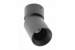 Dekor Stropné svietidlo FARGO hliník 70x160mm IP20 max 20W okrúhle čierne. 1208963876