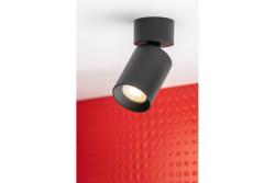 Dekor Stropné svietidlo FARGO hliník 70x160mm IP20 max 20W okrúhle čierne. 1208963876