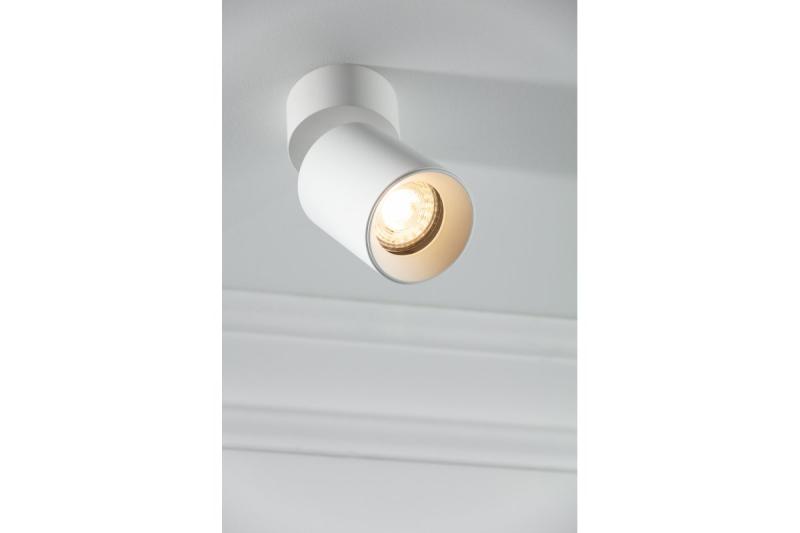 Dekor Stropné svietidlo FARGO hliník 70x160mm IP20 max 20W okrúhle biele. 1208963878