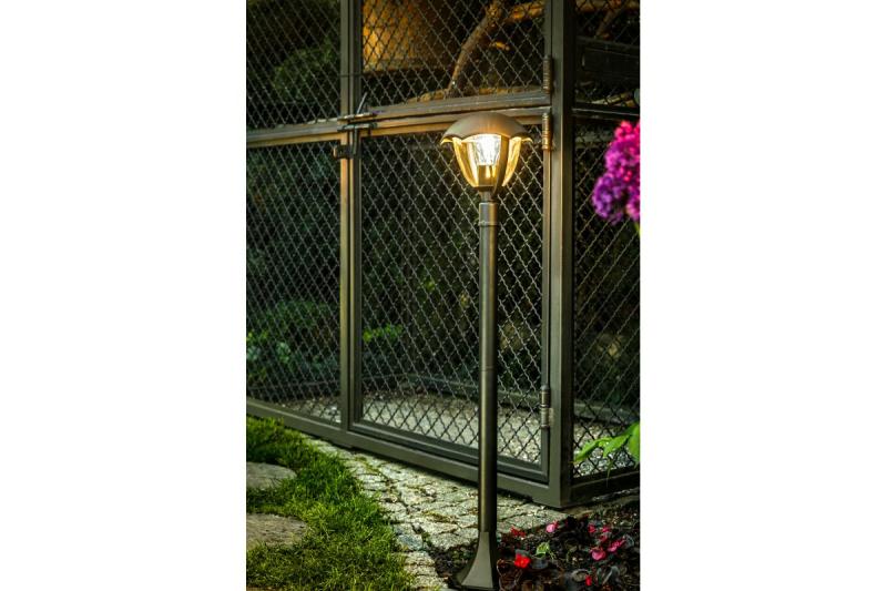 Dekoratívne záhradné osvetlenie GRANDE-P E27 MAX.60W IP54 AC220-240V 50-60Hz stĺp čierny 1208963883