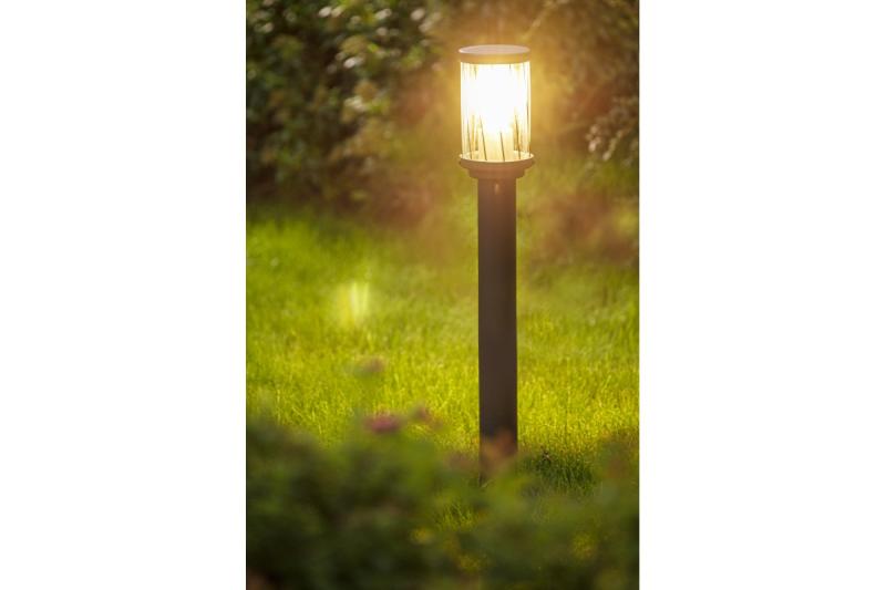 Dekor KERTA-P 80 záhradná lampa E27 MAX.12W IP44 AC220-240V 50-60Hz stĺpik grafitová 1208963908